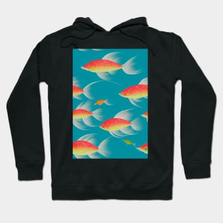 Fish pattern, a perfect gift for Anglers, Fisherman or any Nature Lover #4 Hoodie